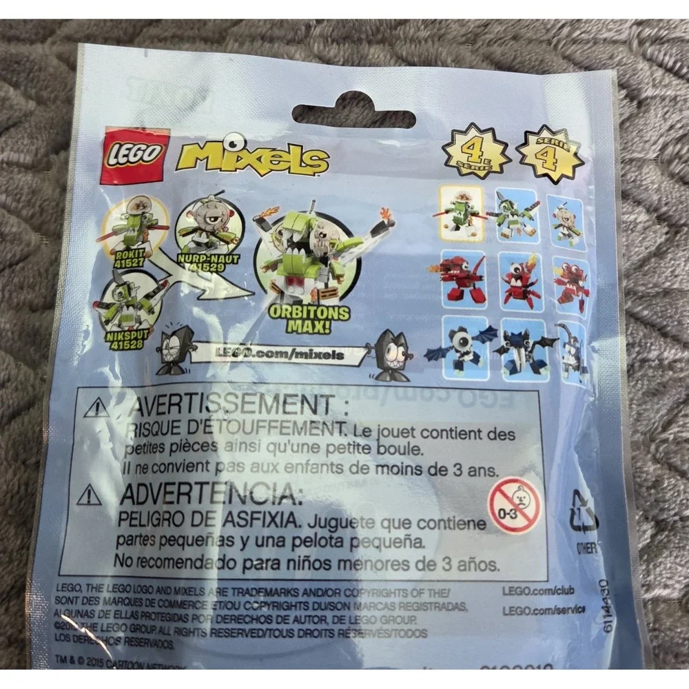 *NEW LEGO Mixels Rokit (41527) Series 4 in sealed polybag 66 Pieces Building Toy